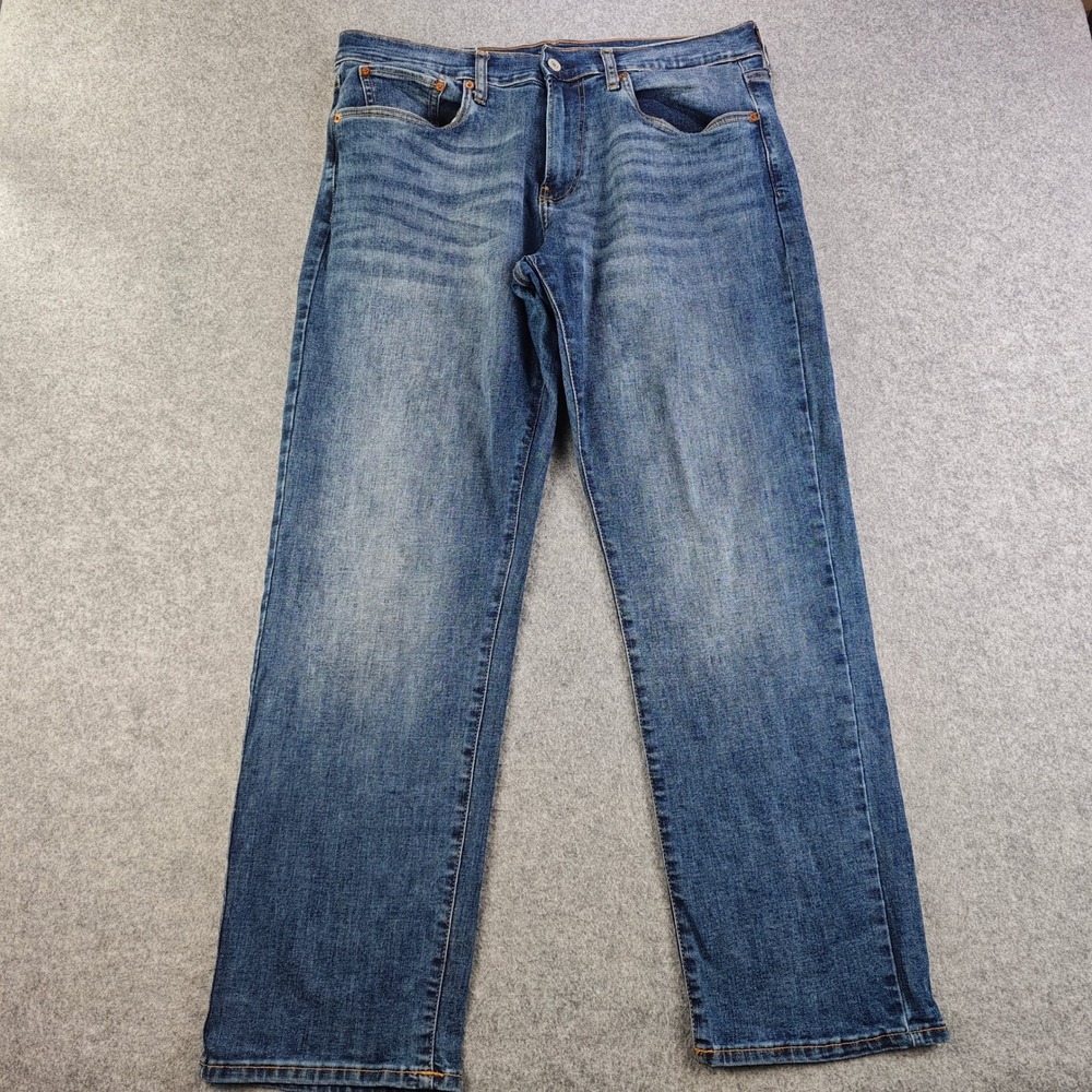 Lucky Brand 221 Straight Leg Jeans Mens 34x30 Blue Denim Stretch Casual Pants
